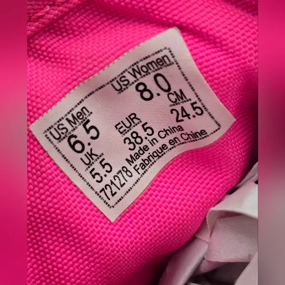 Vans Old Skool  Lace Up Low Sneakers Women's Size 8.0 / Men's Size 6.5 Gray Pink - Picture 8 of 9